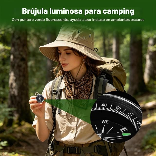 Foto 5 de 6 de WSOAFVK Set de 3 Accesorios de Disfraz de Safari Plegable para Mujer