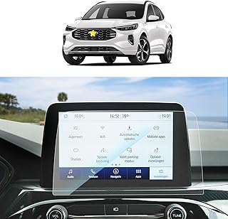 for 2023 2024 Ford Escape Screen Protector for 2023 2024 Ford Escape Active/ST-Line/ST-Line Select Screen Protector 2023 2024 Escape 8 Inch Navigation Display 2023 2024 Escape Accessories Tempered Glass 9H Hardness HD Clear LCD GPS Screen Protective Film for 2023 2024 Ford Escape Active/ST-Line/ST-Line Select