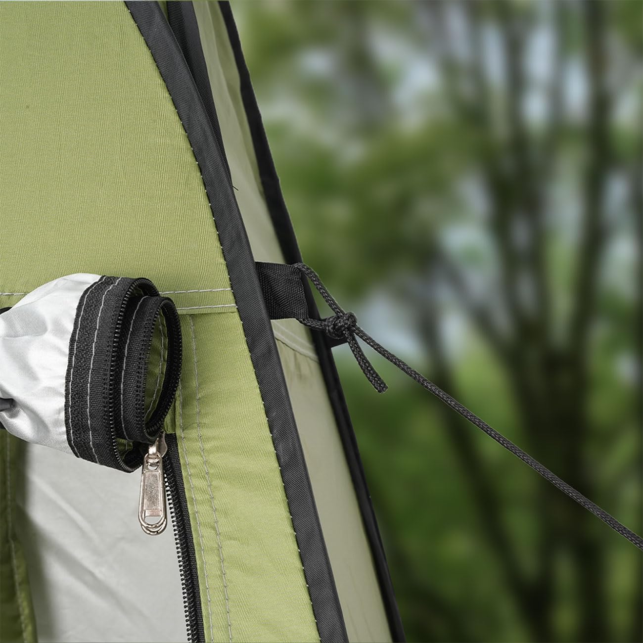ideoon Pop-Up Toilettenzelt - Duschzelt & Umkleidezelt für Camping, Strand & Outdoor, tragbares Sichtschutzzelt grün, schneller Aufbau