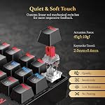 Redragon K552 Mechanical Gaming Keyboard RGB Led Rainbow Backlit Wired Keyboard with Red Switches for Windows Gaming PC (87 Keys, Black)