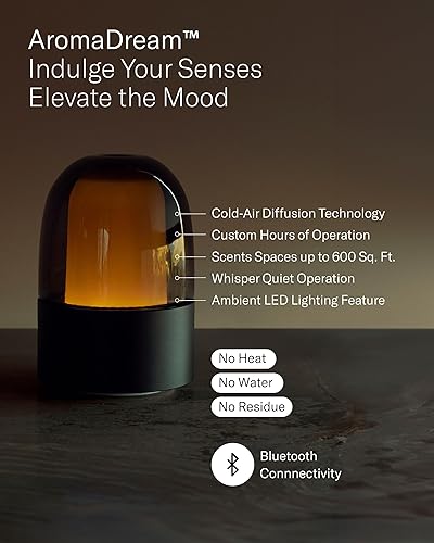 Miniatura 2 de AromaTech AromaDream - Difusor de aroma para mezclas de aceites esenciales y fragancias, máquina de aroma de difusión de aire frío con Bluetooth