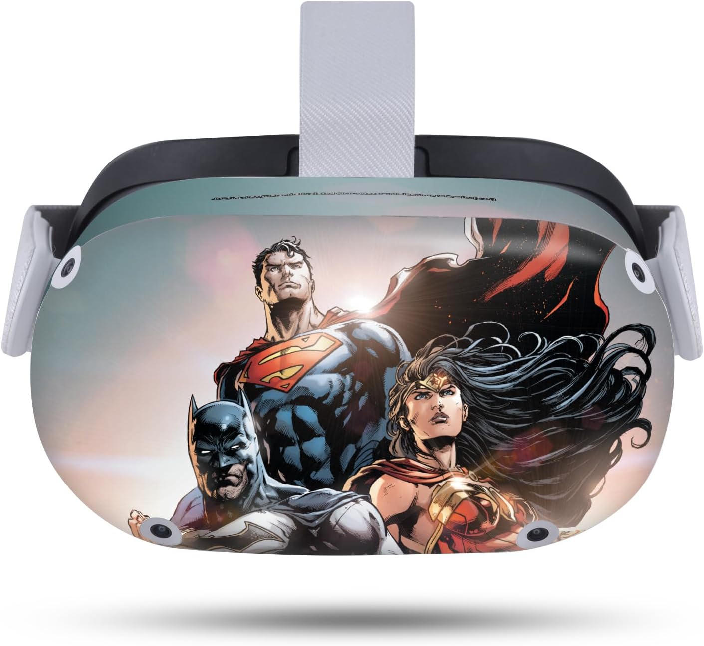 Head Case Designs Officially Licensed Justice League DC Comics Rebirth Trinity #1 Comic Book Covers Vinyl Sticker Skin Decal Cover Compatible with Meta Quest 2
