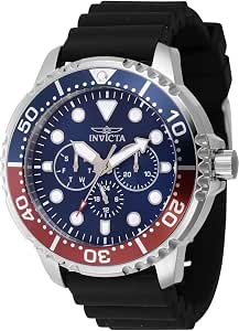 Montre Homme Pro Diver Quartz - Acier Inox Doré/noir - 40 Mm - Étanche 200 M