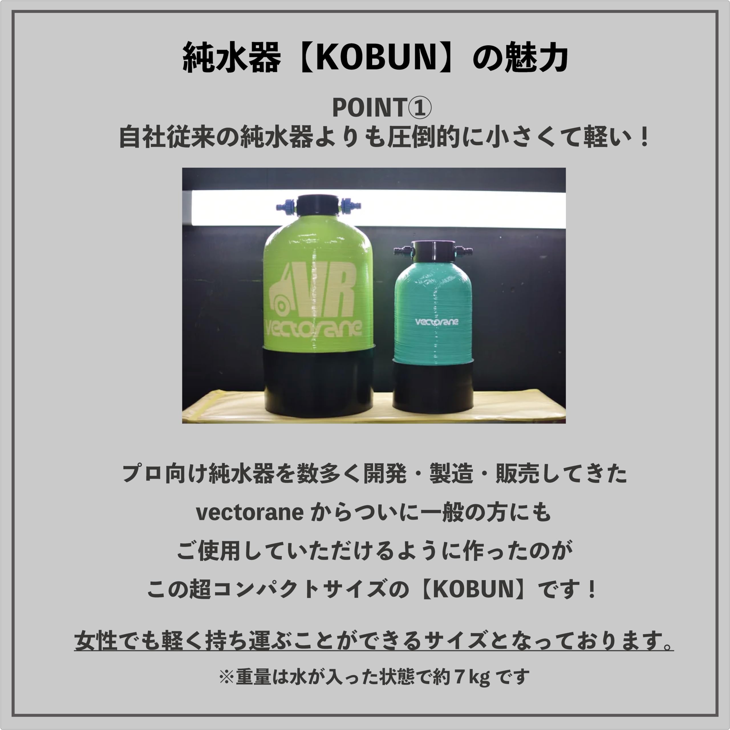 Amazon.co.jp: ベクトレーン 洗車用純水器 即使用可 樹脂入り 洗車用品 