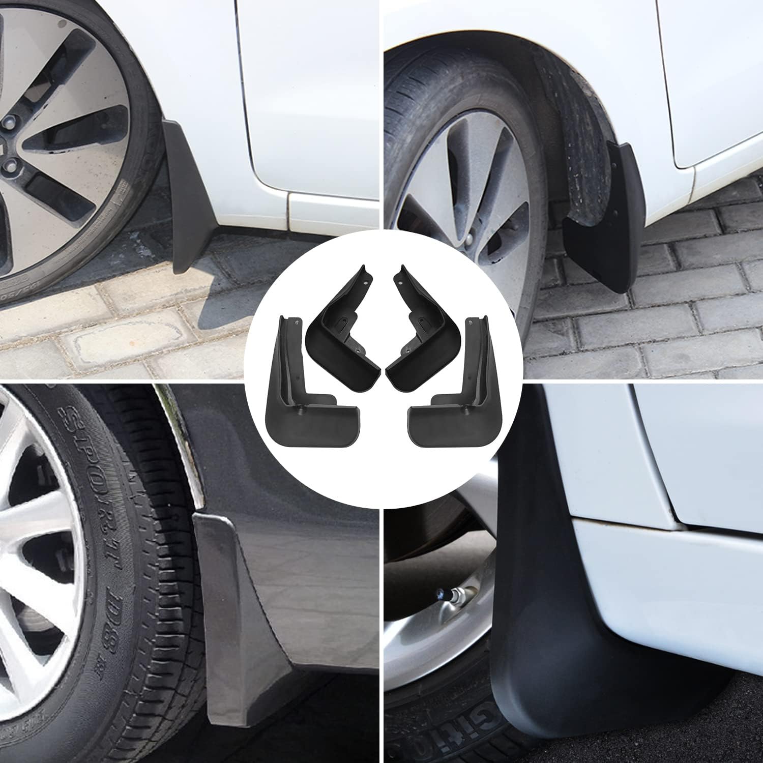 4PCS Mud Flaps Splash Guards fit Toyota Camry SE XSE Sport 2018 2019 2020 2021 2022 Front and Rear,Mudguards Fender Flares Covers Protection No Drilling Required