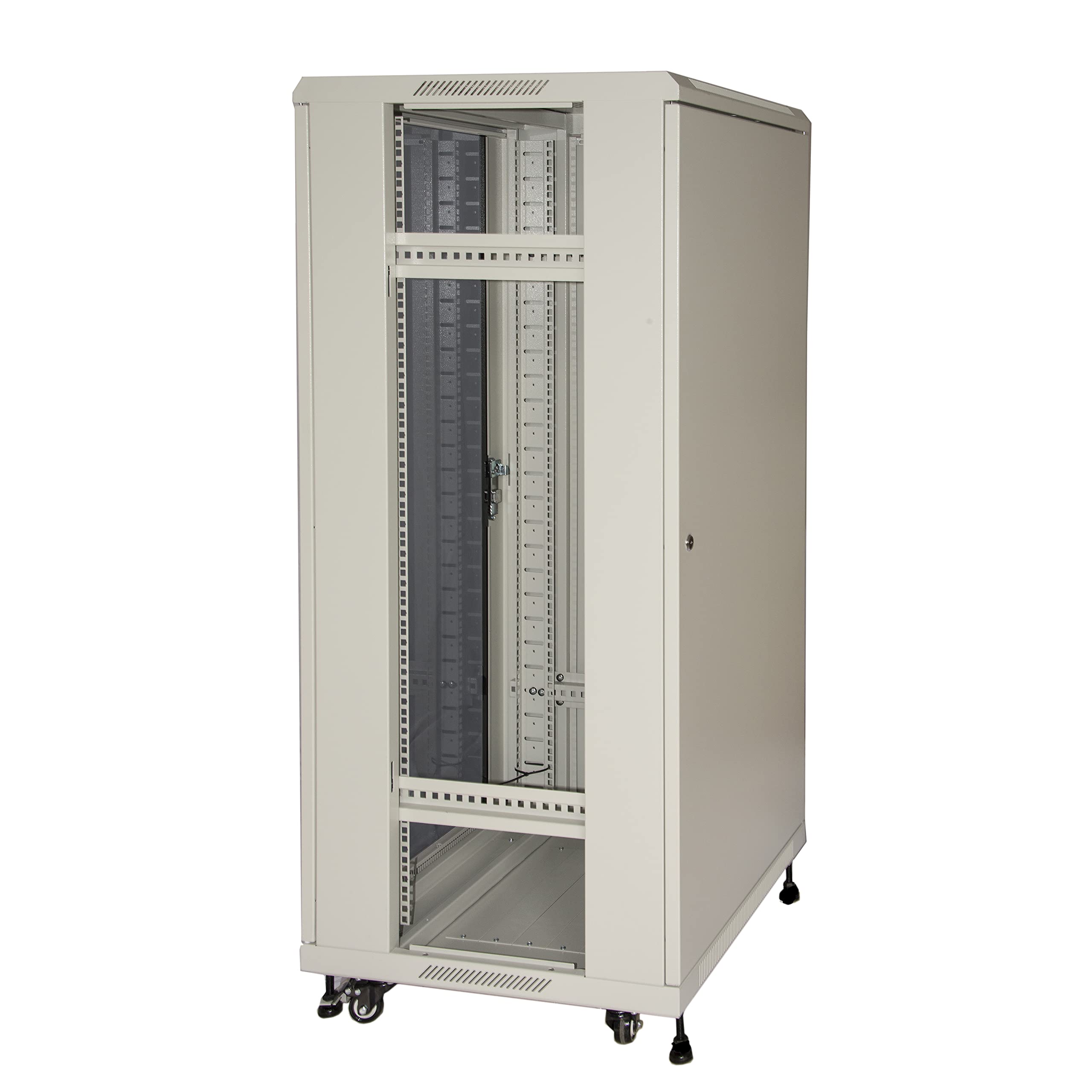 LINK ARMADIO RACK 19" 27U (A) 1388 (L) 600 (P) 600 COLORE GRIGIO PORTA VETRO