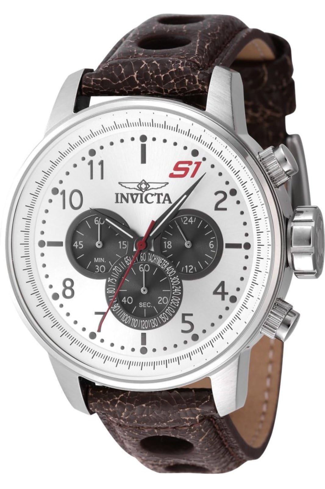 Invicta Leather Analogue Multicolor Dial Mens Watch-45911, Band Color:Brown (B0D5DDV2QH) Amazon Price History, Amazon Price Tracker