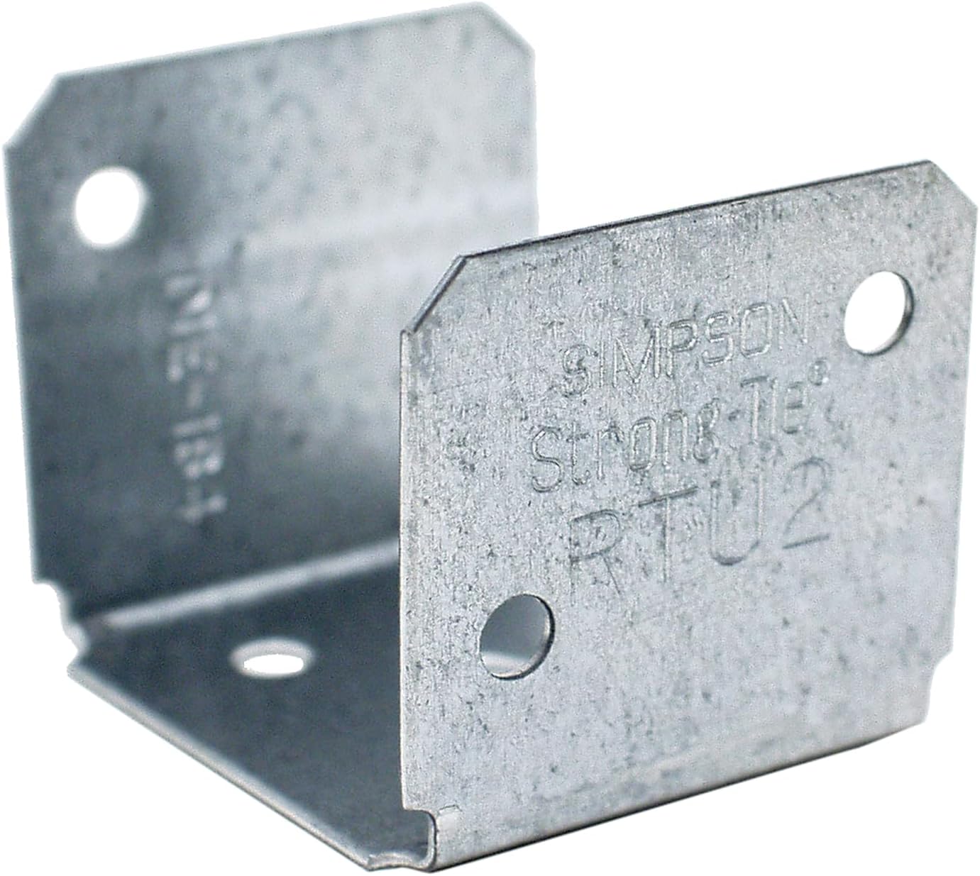 Simpson Strong-Tie RTU2 RTU 18-Gauge Galvanized Rigid Tie Connector for 2X Joist, 2X Post (Pack of 100)
