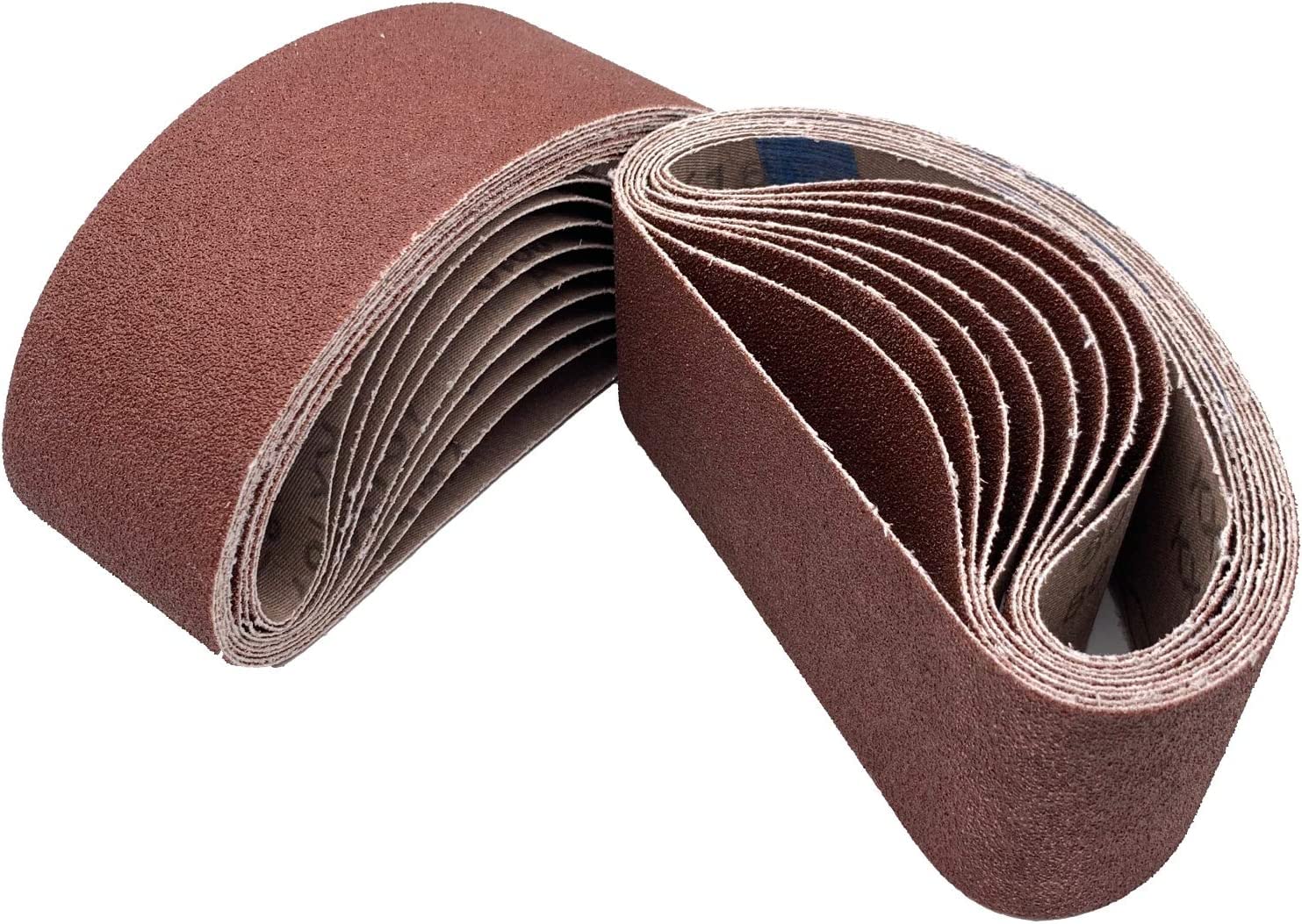 B.K.Jagan and Co B K JAGAN & CO Sanding Belts 610 X 100mm(Pack of 2)(Grit 80),Zirconia Alumina,Brown - Image 2 thumbnail