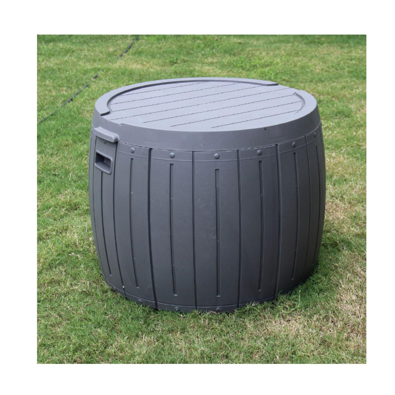 Scatola portaoggetti da esterno, scatole portaoggetti in resina impermeabili, contenitori portaoggetti in plastica con serratura e coperchio, for giardino, piscina, balcone, cortile