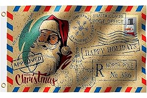 Outdoor 3x5 Feet Merry Christmas Garden Flag with Brass Grommets