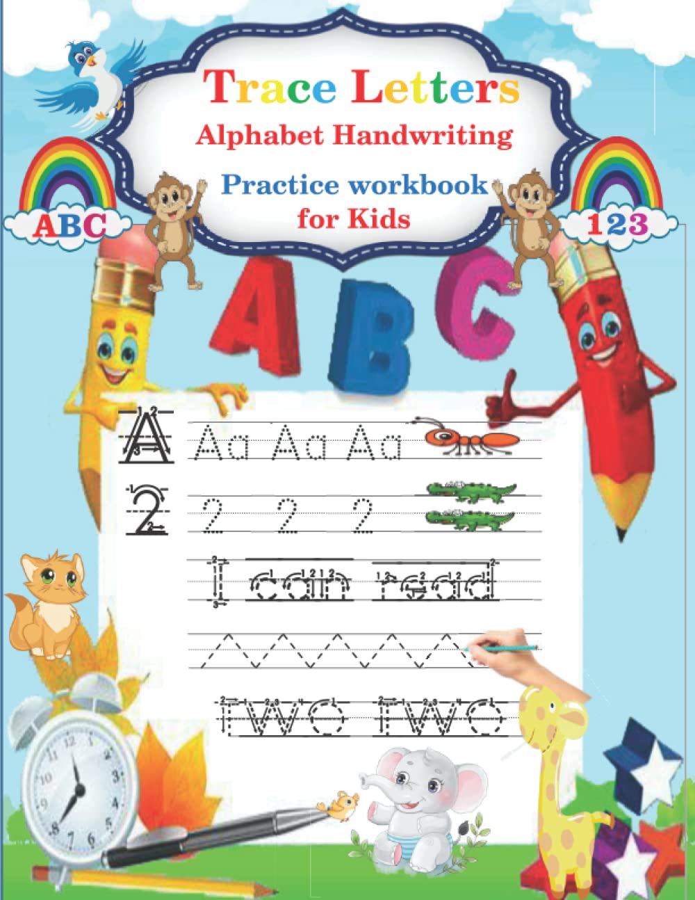 Buy Trace Letters Alphabet Handwriting Practice workbook for kids