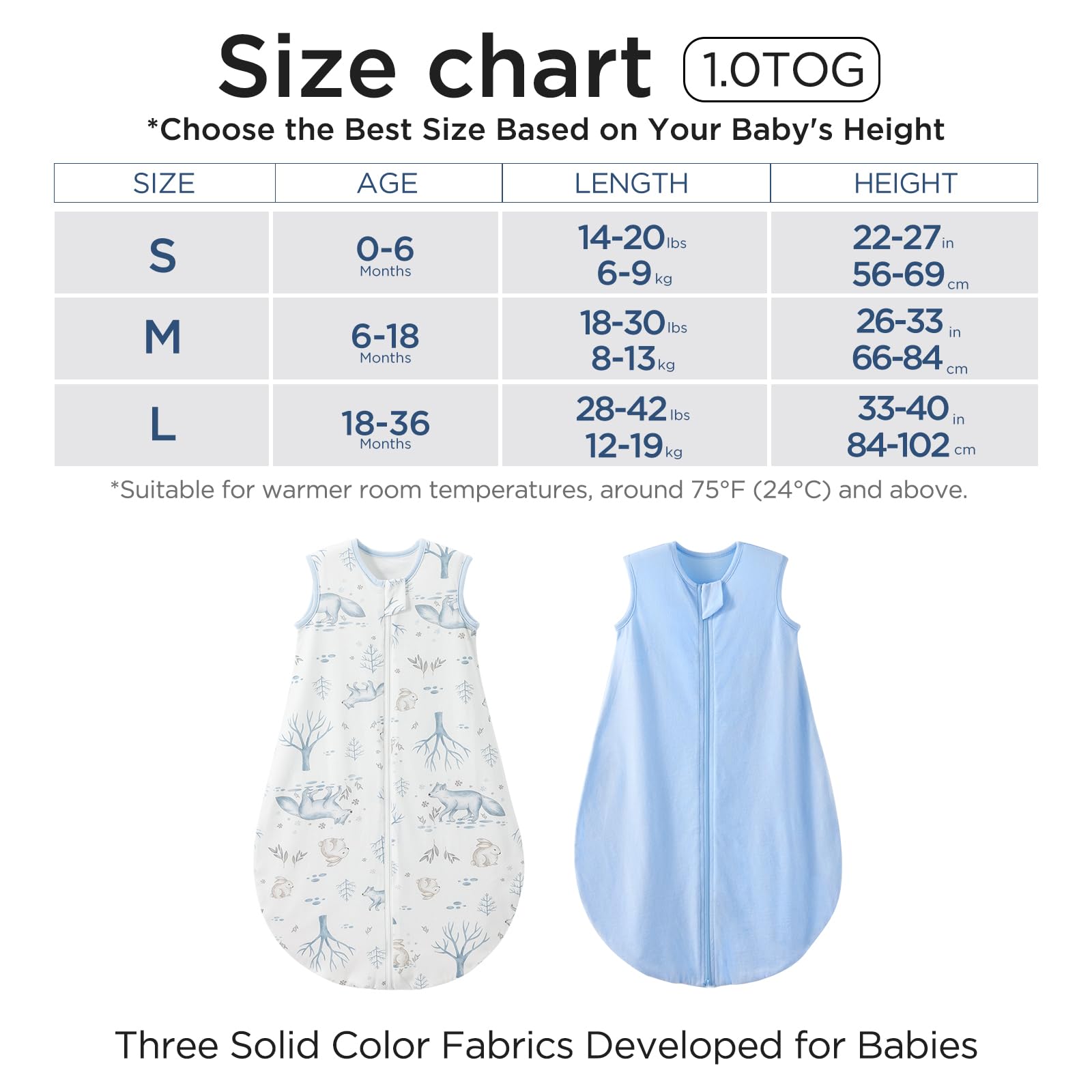Duomiaomiao Saco de dormir para bebé, saco de dormir para bebé, 100 % algodón, para todo el año, manta unisex para recién nacidos