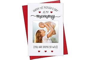 Mommy and Me Photo Frame Card: The Perfect First Mother's Day Gift Idea