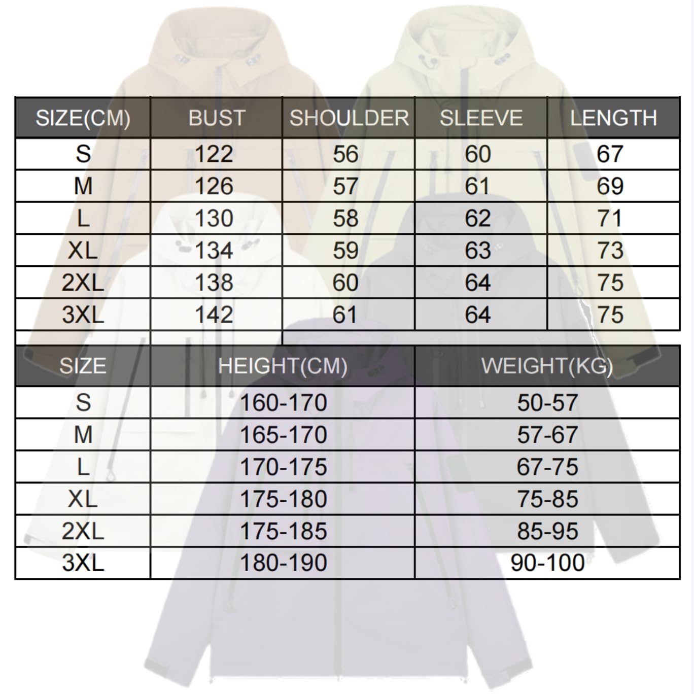 WINKEEY Veste Homme Imperméable avec Capuche Coupe-Vent Léger Manteau Pluie pour Randonné Camping Pêche