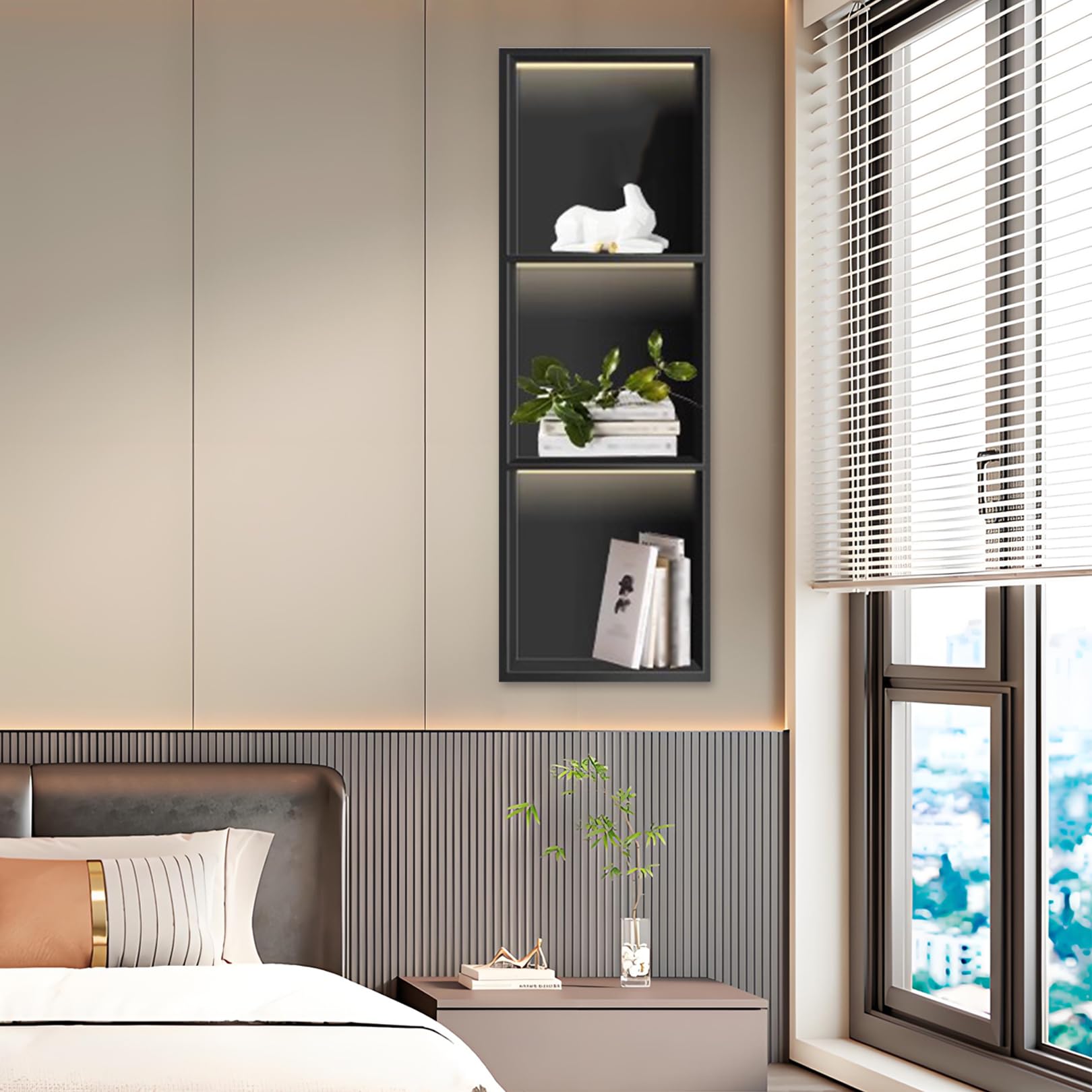 Niche de douche design avec éclairage LED pour transformer votre maison en spa