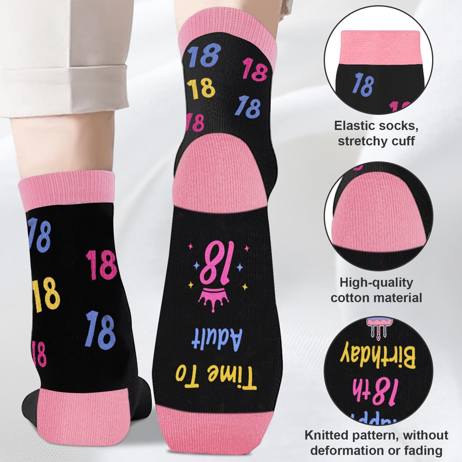 5-18 Years Old Birthday Gifts for Girls - Socks for Girls with Pop up Birthday Card, Presents for 5-18 Year Old Grils - Image 5