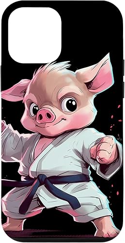 iPhone 12 mini Karate Pig Taekwondo Martial Arts Fighter Case