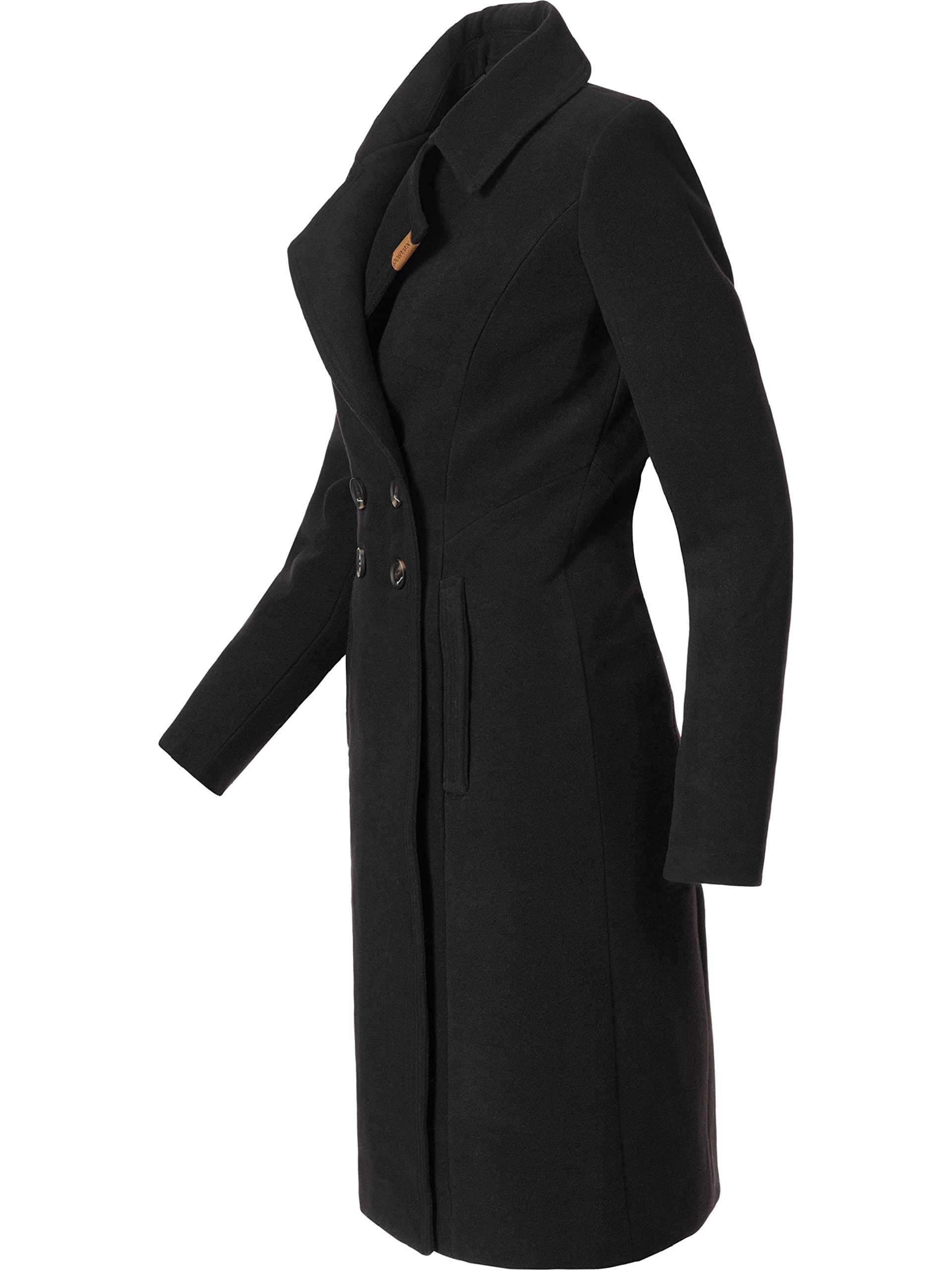 Navahoo Wooly Manteau d'hiver Trench Style Parka pour Femme XS-3XL