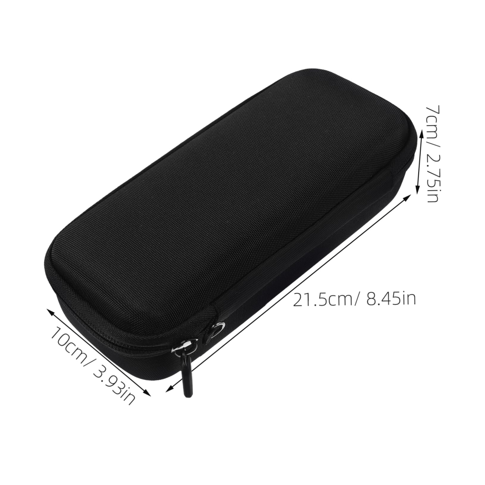 Toddmomy Travel Microphone Case Go2 Carrying Bag Nylon Case for Mic Zipper Closure for Quick Access Organized Storage