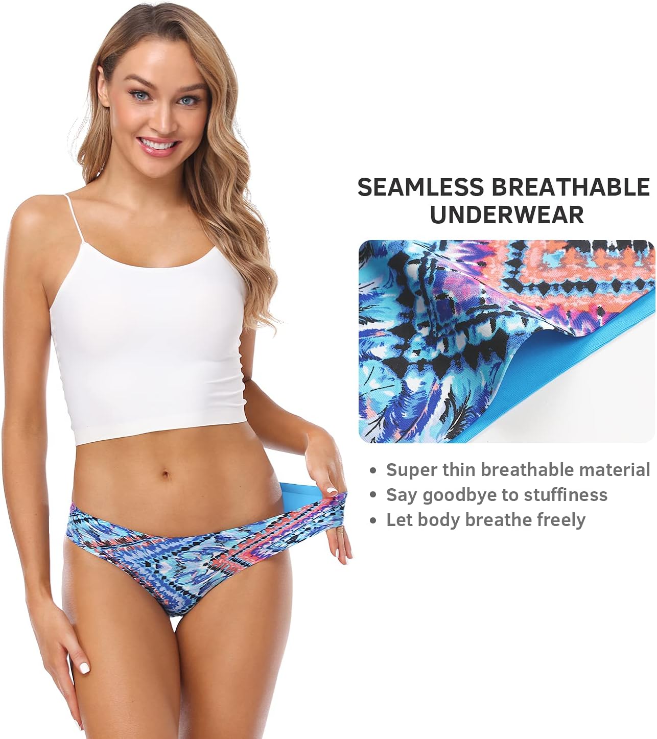 Wealurre Seamless Underwear Invisible Bikini No Show Nylon Spandex Women Panties - Image 4