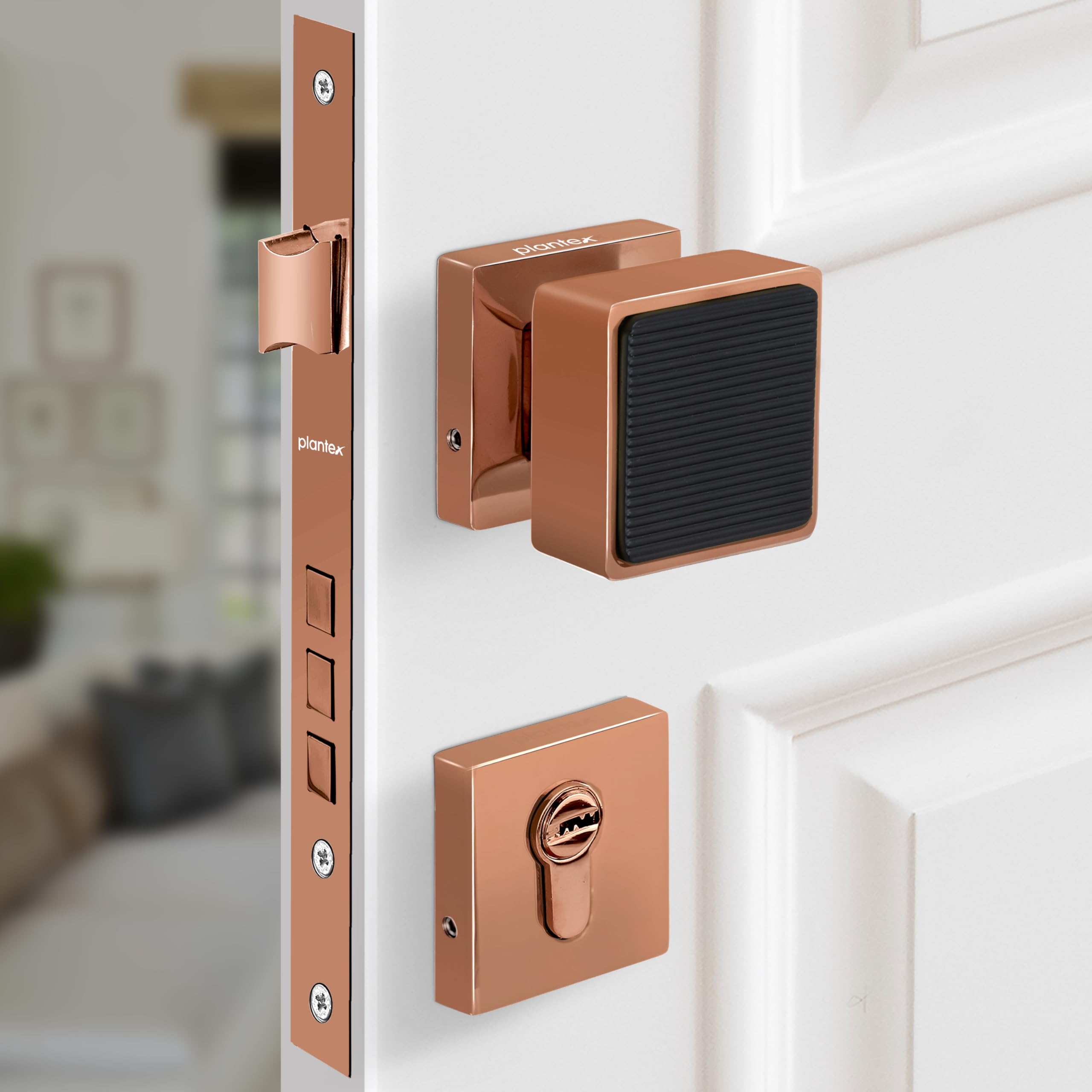 Plantex Mortise Knob - Secure & Stylish Door Lock -11