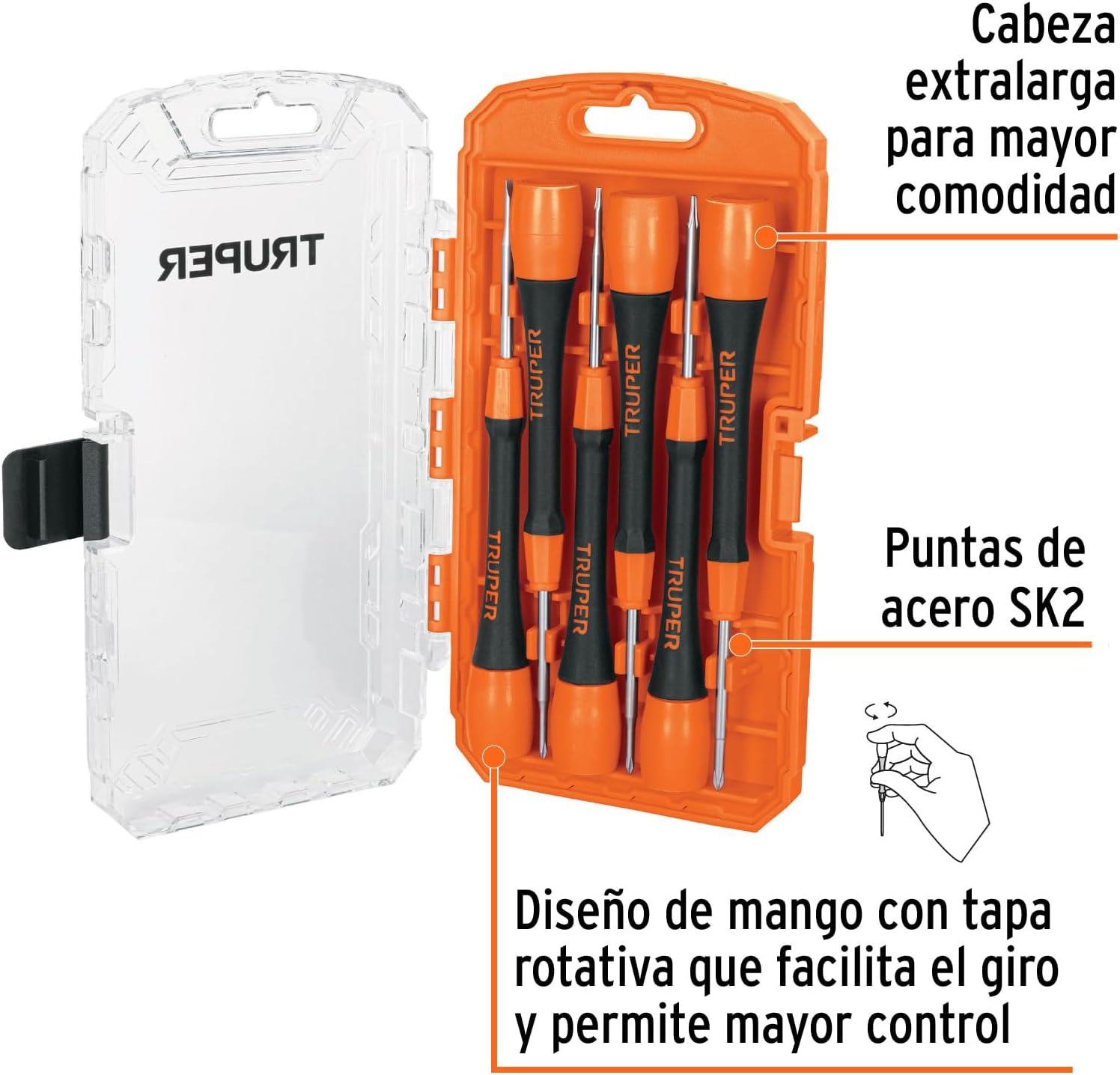 TRUPER JOY-6 6-Pc Precision Screwdriver Set