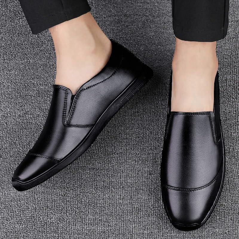 Men's Tuxedo Dress Shoes Slip On Formal Tuxedo Dress Leather Shoes Business Casual Driving Boat Shoes Casual Comfort Formal Work Wedding Oxfords Shoes(8)2
