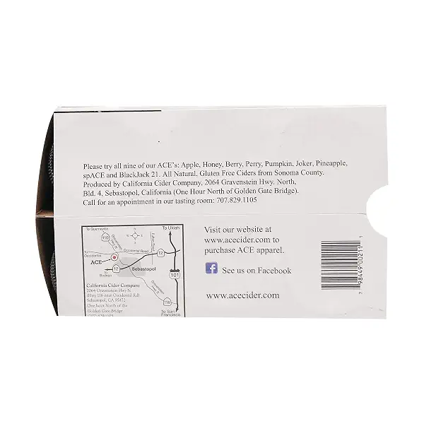 Ace Premium Craft Ciders Pear Cider 6 Piece Bottle, 72 fl oz 6