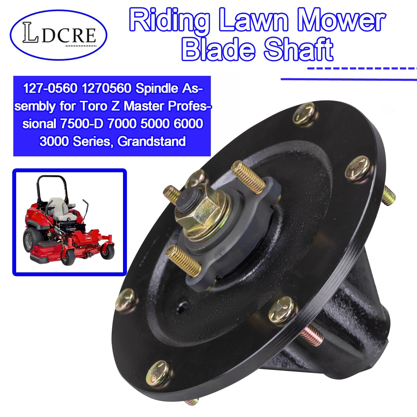Amazon.com : LDCRE 127-0560 1270560 Spindle Assembly for Toro Z