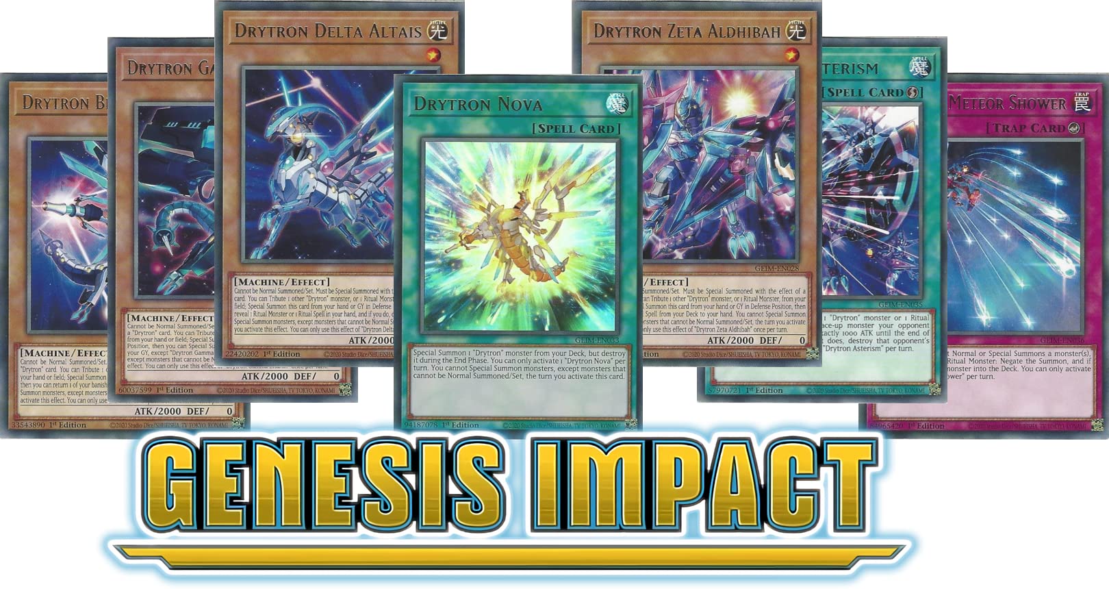 Buy GEIMEN033 Drytron Nova Ultra Rare 1st Edition & 6 Rare Drytron Cards for Deck Building