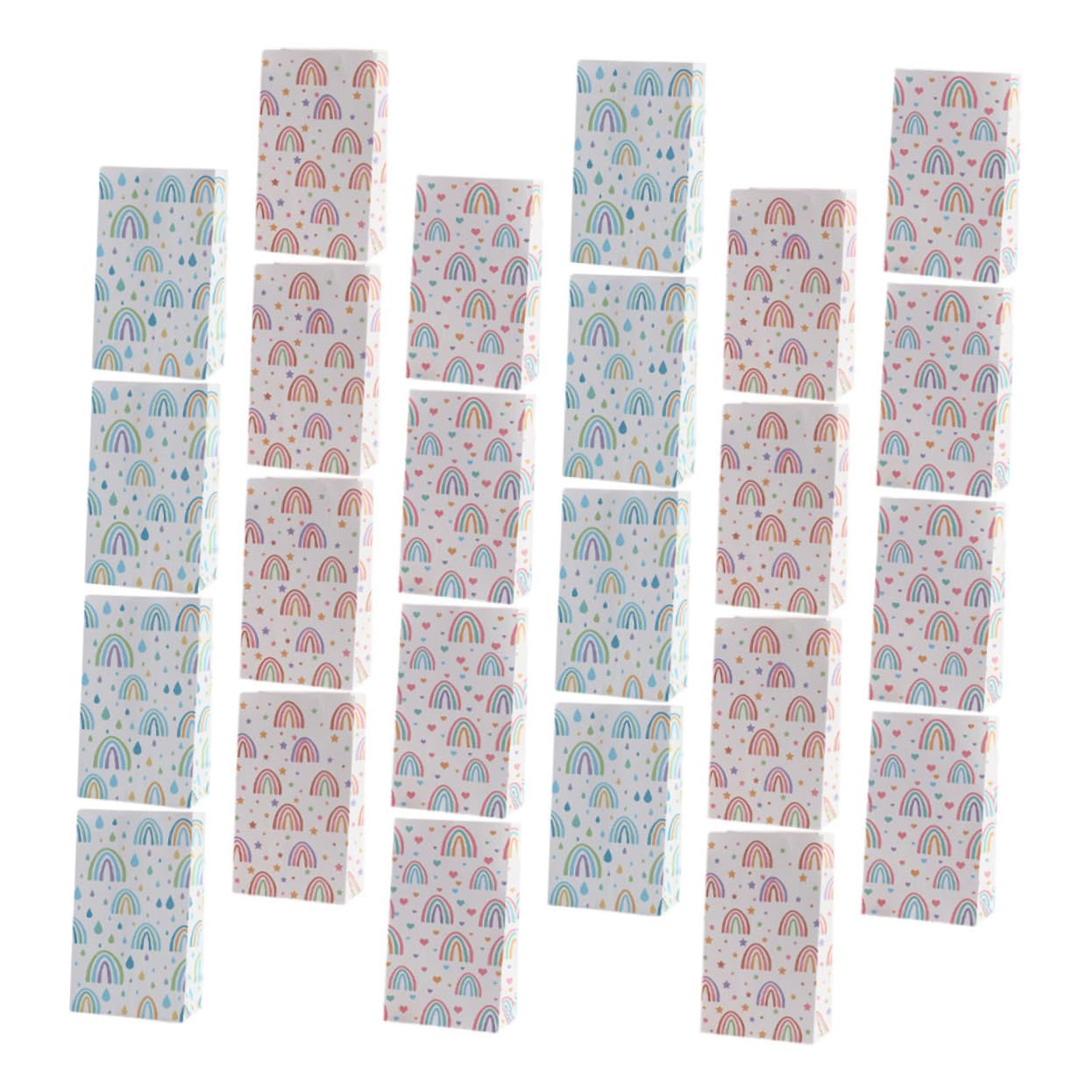 SHERCHPRY 5 Sätze Geschenktüten Aus Kraftpapier Robuste Aufbewahrungstaschen Für Hochzeiten Geburtstage Platzsparend Für Geschenkverpackungen 30 Stück * 5