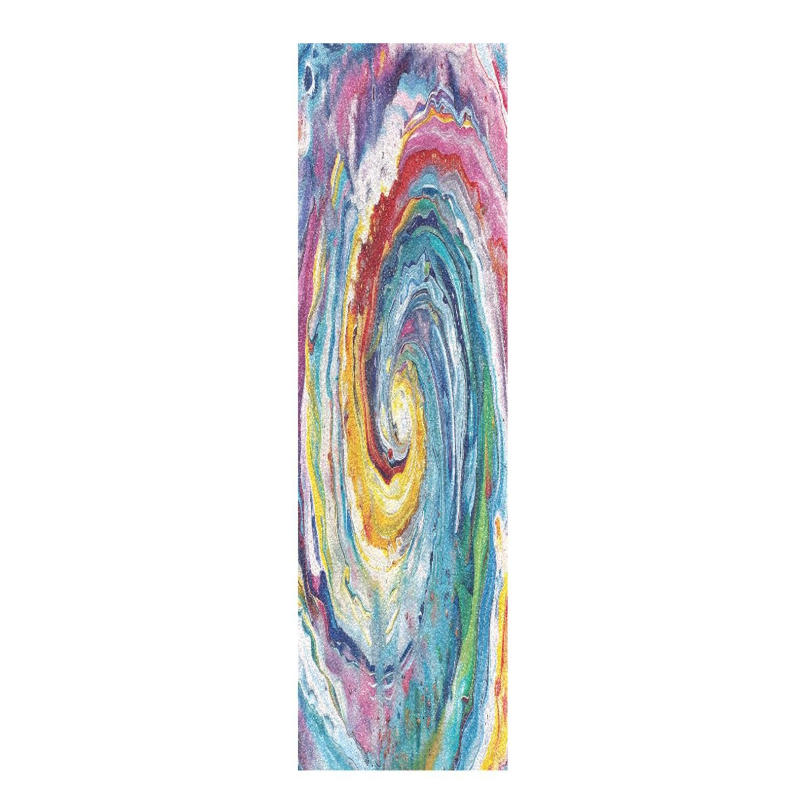 CEBUGI Colorful Background Skateboard Grip Tape 33x9in Waterproof Tear-Proof Longboard Grip Tape Bubble Free Non-Slip Scooter Grip Tape for Girls Boys