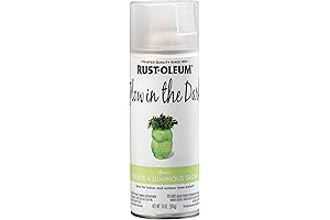 Rust-Oleum 342598 Glow in The Dark Spray Paint Fluorescent Blacklight Art