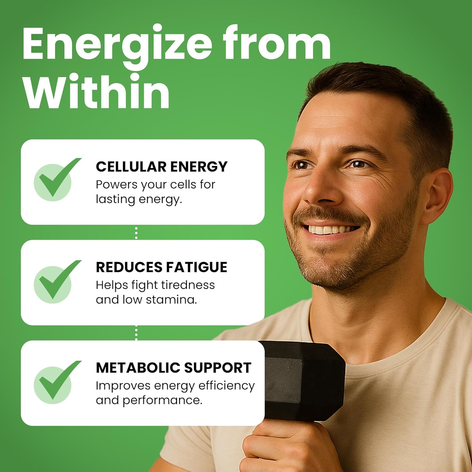 Luma Nutrition NAD+ Supplement 1000mg (500mg per Capsule) – Aging Plus Energy, Metabolism & Cellular Support – Pure NAD Supplements for Women & Men, Made in USA - Image 3