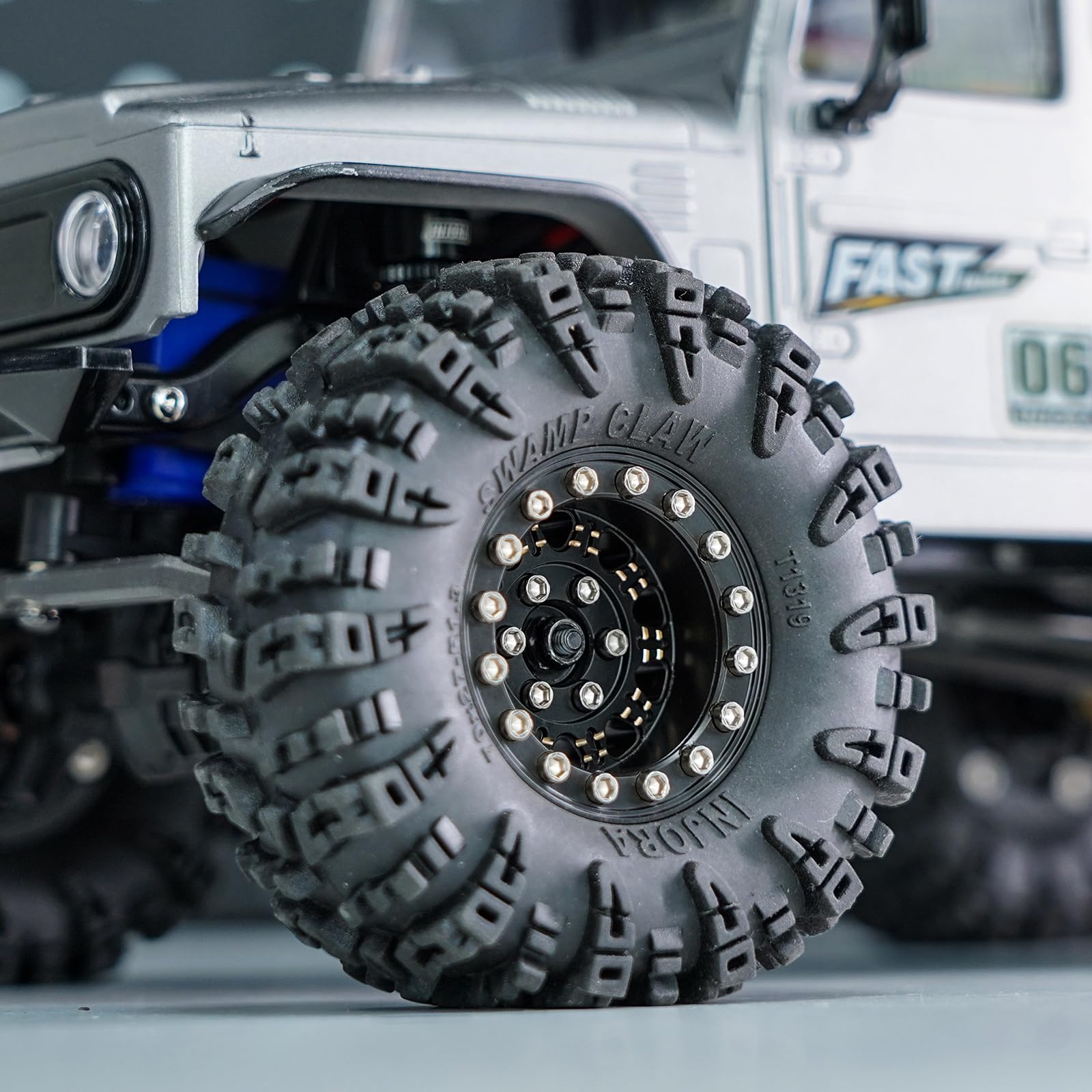 INJORA 1.3 Beadlock Wheel mosiężne felgi do TRX4M SCX24 RC Crawler Car 1/24 1/18