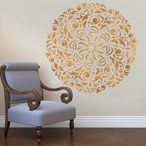 Design in Mandala Design Wall Painting Stencils Wall Design Stencils