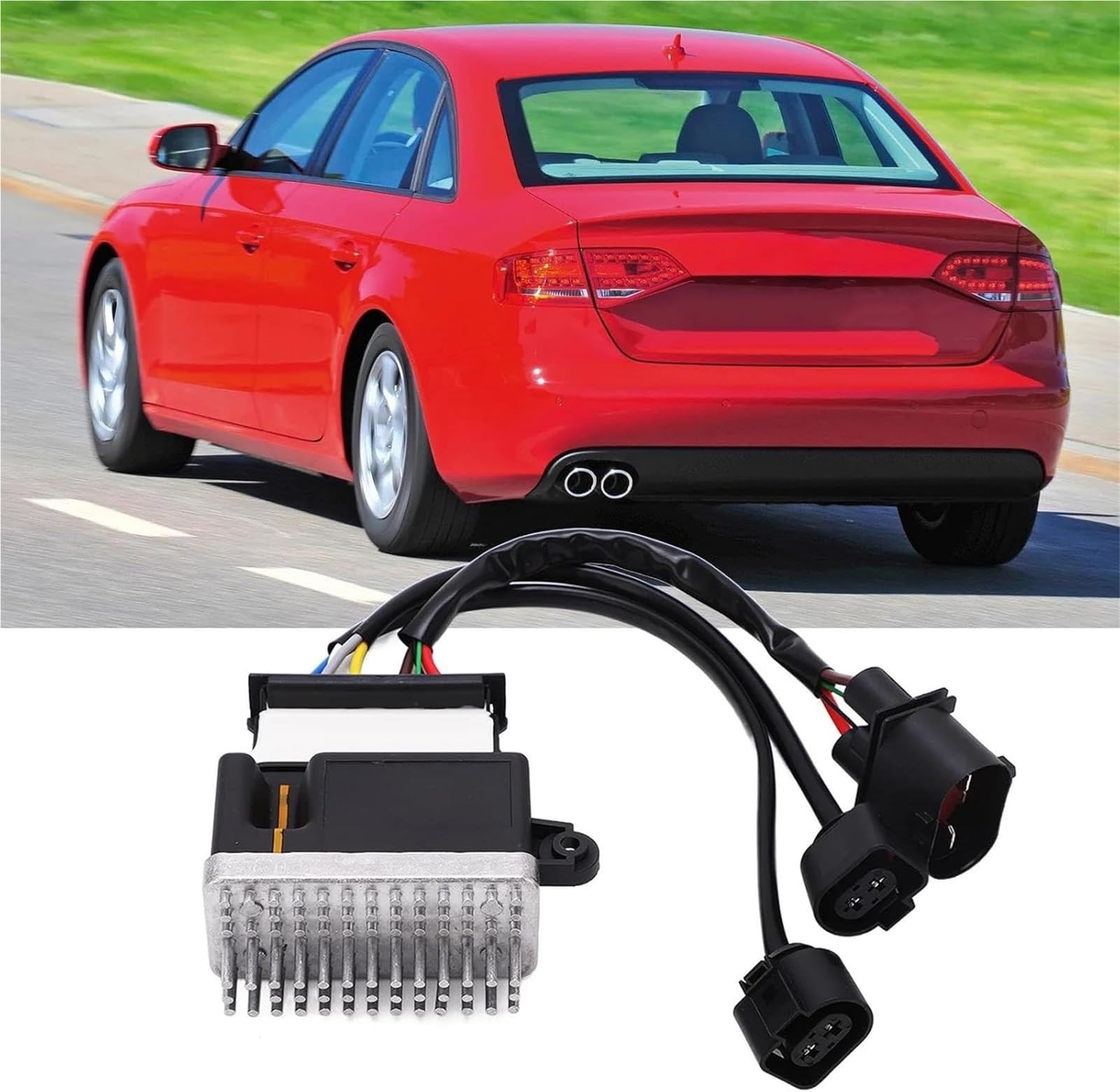 Montaje del radiador Para la unidad de control del ventilador de refrigeración del motor del coche para el motor del radiador