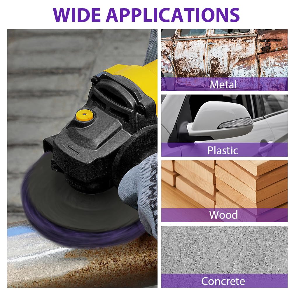 4 Dischi Abrasivi CSD 115x22mm - Per Smerigliatrici Angolari, Rimozione Vernice E Ruggine - Foto 9