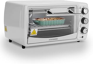 13-Litre Mini Oven, 1200 Watt, Pizza Oven, 65°-230°C, Timer, Hinged Crumb Tray