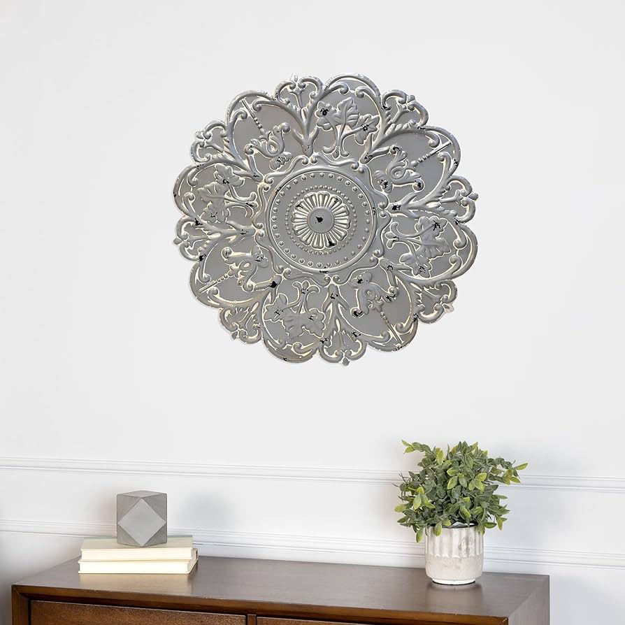 Amazon.co.jp: Stratton Home Decor S07730 メダリオン 壁装飾