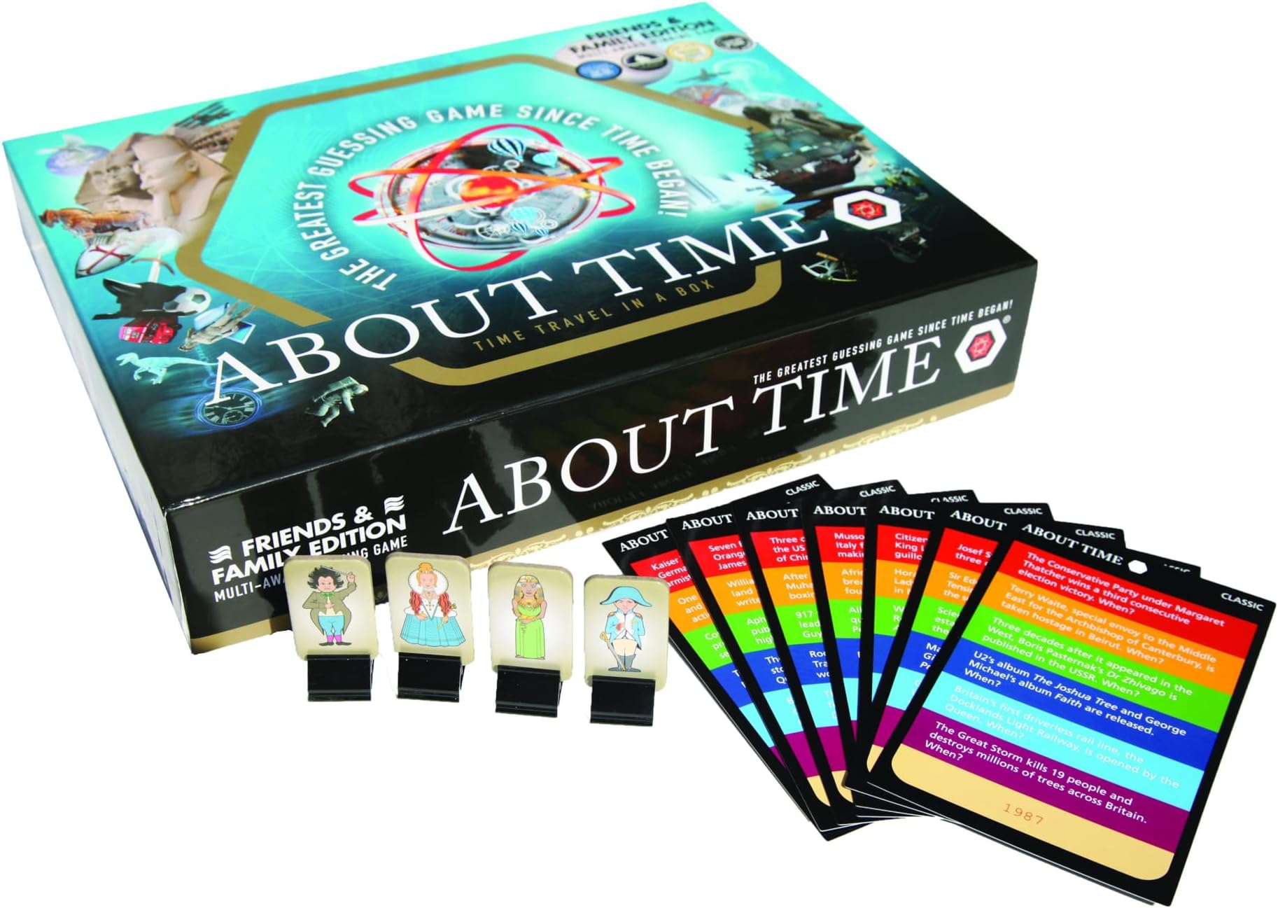 Circa Circa About Time Family Board Game - Multi Award Winning History Board Game, suitable for Family, Teens, Kids and Adults - Educational and Fun! As seen on Dragon's Den