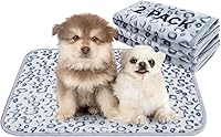 Vista 27 de Qeils Almohadillas Reutilizables para Cachorros, Paquete de 2 Almohadillas Lavables para Orina de Perros, Almohadilla Antideslizante Impermeable