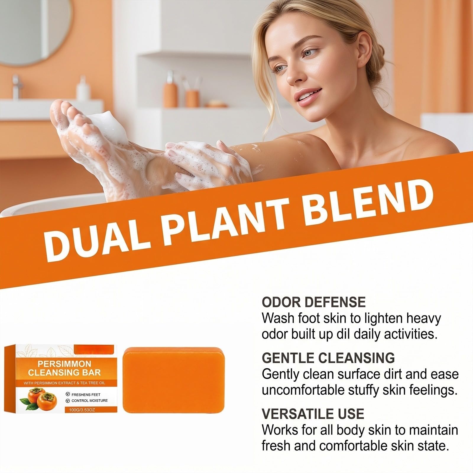 Sapone naturale al cachi, sapone naturale, sapone all'acido kojico