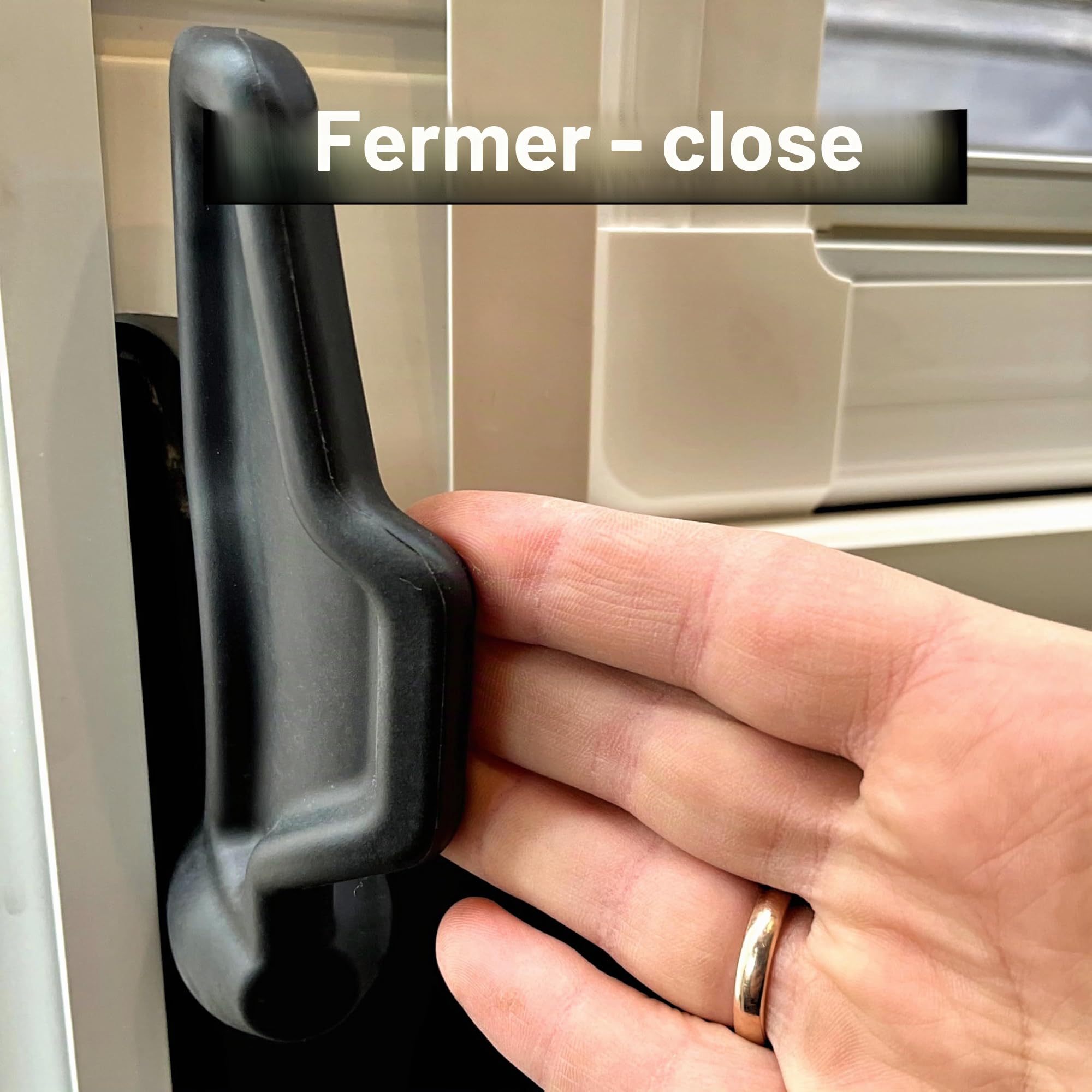 Grande poignée ergonomique pour porte coulissante – Fiat Ducato/Peugeot Boxer/Citroën Jumper (2006-) – XXL, ultra robuste (nylon renforcé de fibres de verre)