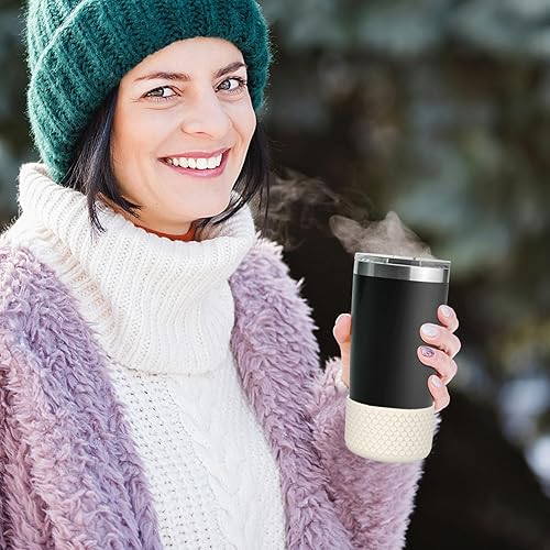 Miniatura 7 de WUQID Bota de silicona con textura en forma de corazón compatible con Stanle Quencher H2.0 e IceFlow Flip de 20 onzas, 30 onzas, 40 onzas y Hydro