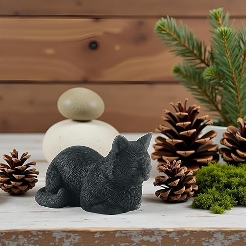 Miniatura 4 de JFSM INC. Figura de gato negro de 3.5 pulgadas, regalos para amantes de los gatos, relleno de calcetines navideños, regalos para amantes