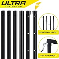 Vista 7 de Volleyball Net for Backyard, Beach, Home, Includes 32x3 Ft Regulation Size Net, 8.5-Inch PU Volleyball, Carrying Bag, Boundary Lines, Steel Poles &