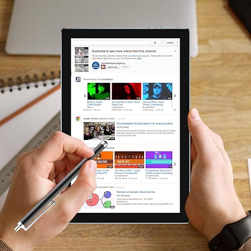 Miniatura 3 de Tablet Android 13, 10 pulgadas 12 GB RAM+128 GB ROM/2TB tableta expandible, procesador de cuatro núcleos de 2.0 GHz, pantalla táctil HD 1280 x 800