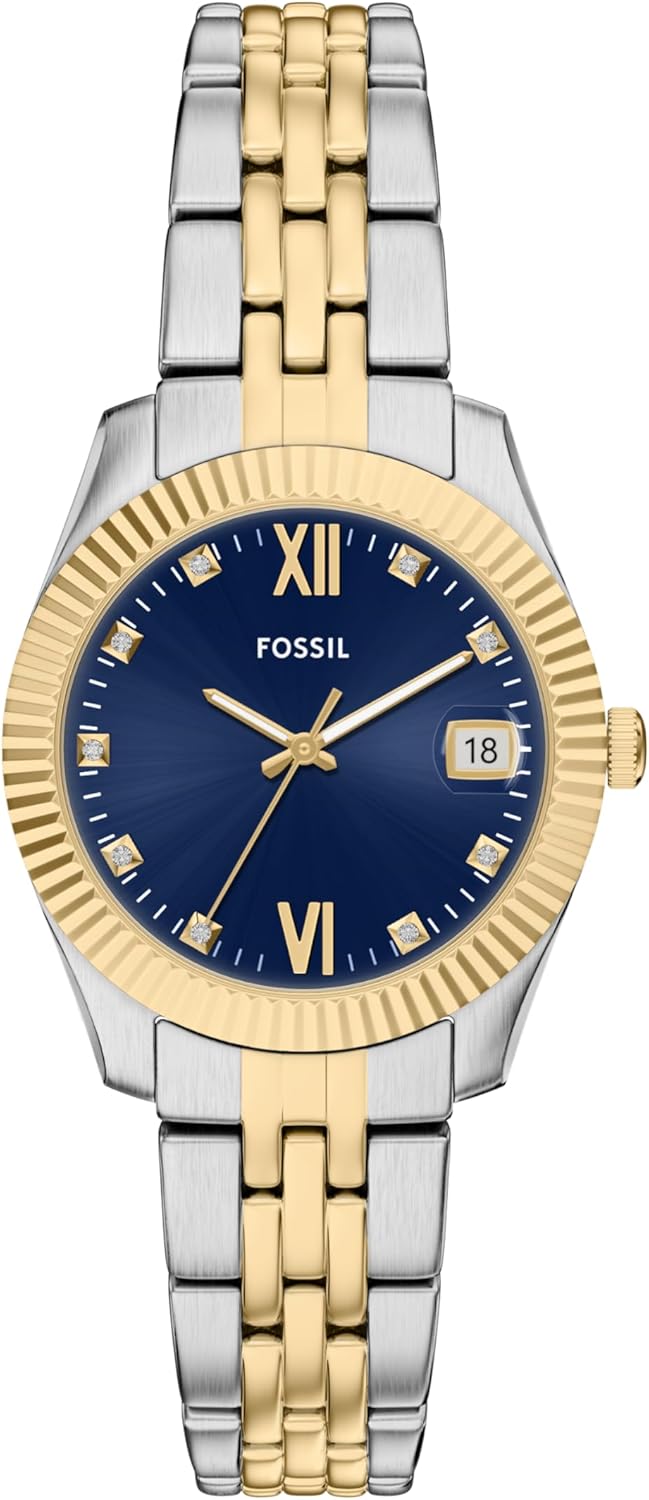 Fossil Women's Scarlette Mini Quartz Stainless Steel Three-Hand Watch